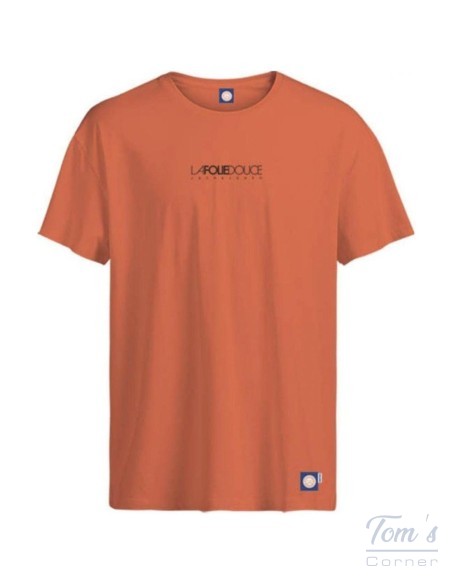 T-shirt La Folie Douce Coton Bio Orange — Jack & Jones