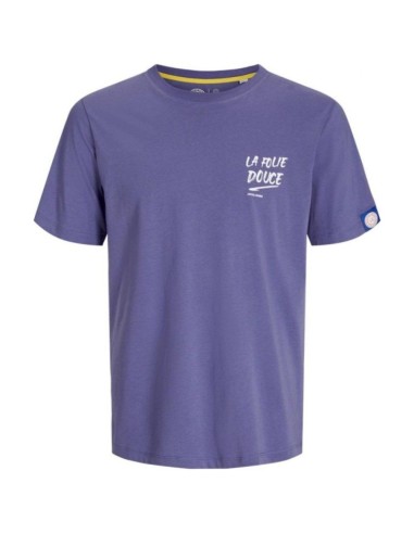 T-shirt Graphique Violet Coton Bio — Jack & Jones