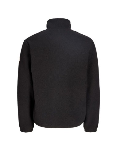 Sweat Teddy Half Zip Noir La Folie Douce — Jack & Jones