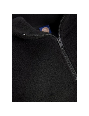 Sweat Teddy Half Zip Noir La Folie Douce — Jack & Jones