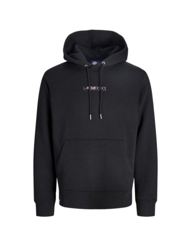 Hoodie Noir Brodé La Folie Douce — Jack & Jones