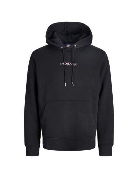 Hoodie Noir Brodé La Folie Douce — Jack & Jones
