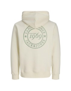 Sweat Capuche Jack&Jones La Folie Douce Blanc Cassé 2