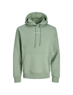 Hoodie Vert Coton Bio Vintage — Jack & Jones