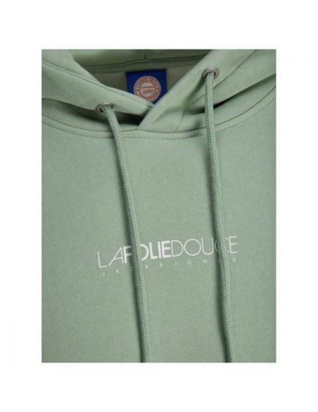 Hoodie Vert Coton Bio Vintage — Jack & Jones